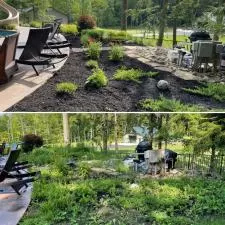 Orchard Park Mulch Installation 2